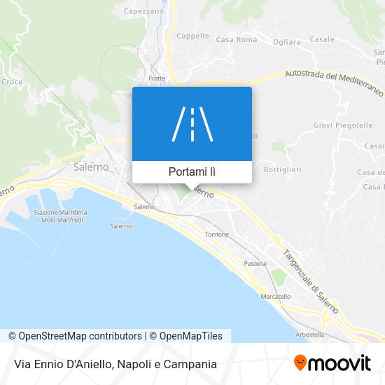 Mappa Via Ennio D'Aniello