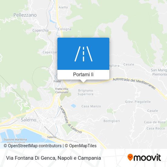 Mappa Via Fontana Di Genca
