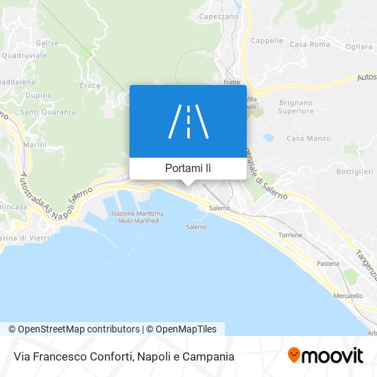 Mappa Via Francesco Conforti