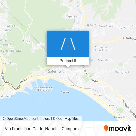 Mappa Via Francesco Galdo