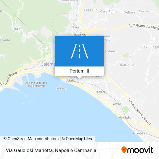Mappa Via Gaudiosi Marietta