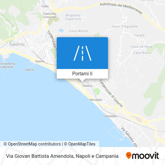 Mappa Via Giovan Battista Amendola