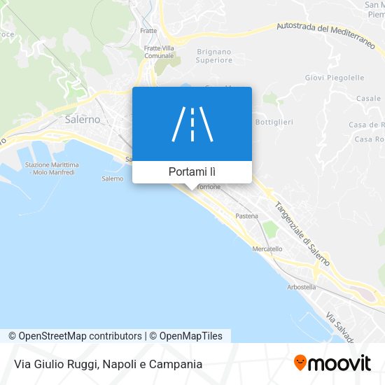 Mappa Via Giulio Ruggi