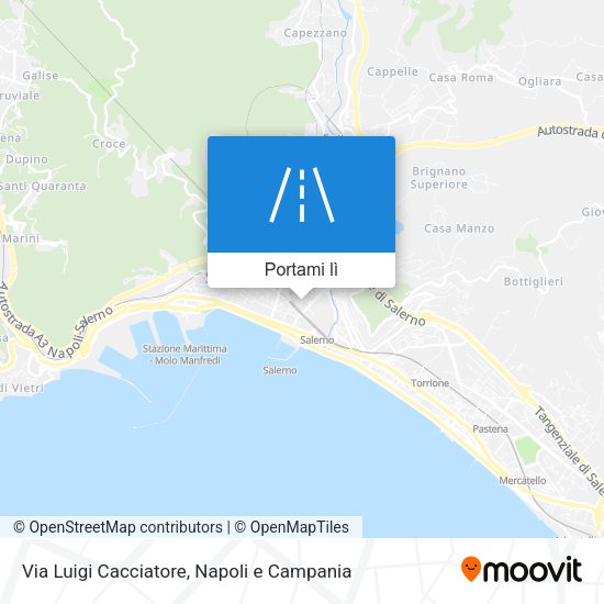 Mappa Via Luigi Cacciatore