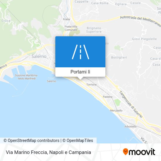 Mappa Via Marino Freccia