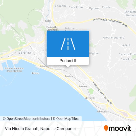 Mappa Via Nicola Granati