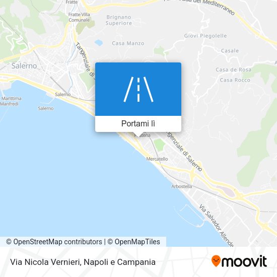 Mappa Via Nicola Vernieri