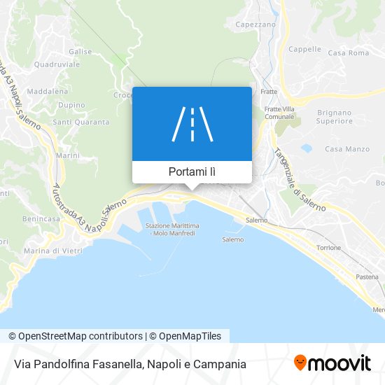 Mappa Via Pandolfina Fasanella