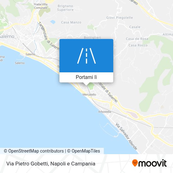 Mappa Via Pietro Gobetti