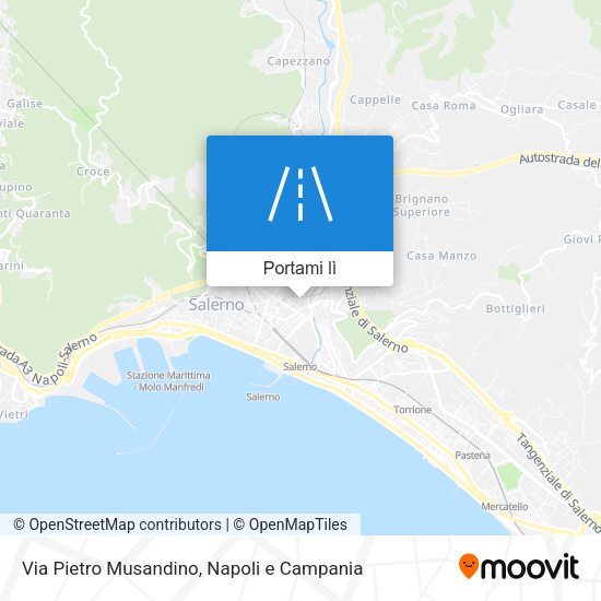 Mappa Via Pietro Musandino