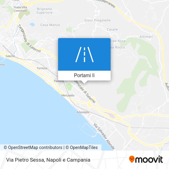 Mappa Via Pietro Sessa