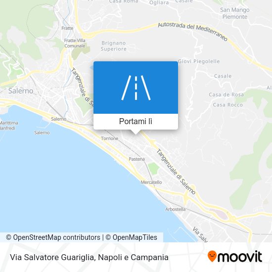 Mappa Via Salvatore Guariglia