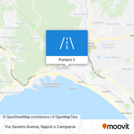 Mappa Via Saverio Avenia