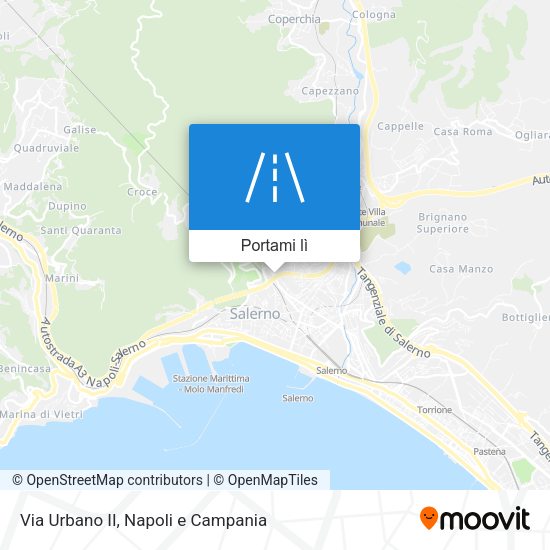 Mappa Via Urbano II