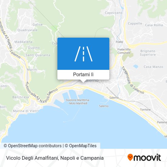 Mappa Vicolo Degli Amalfitani