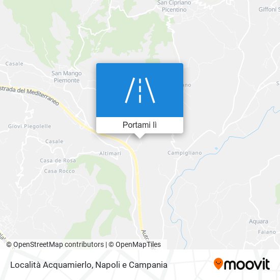Mappa Località Acquamierlo