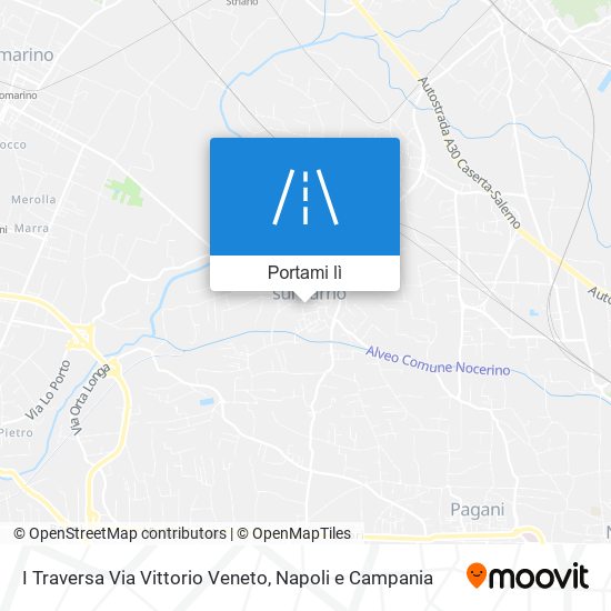 Mappa I Traversa Via Vittorio Veneto