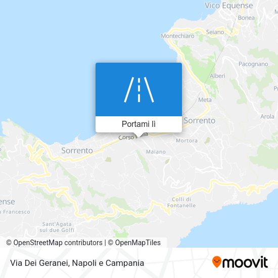 Mappa Via Dei Geranei