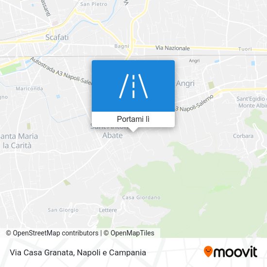 Mappa Via Casa Granata