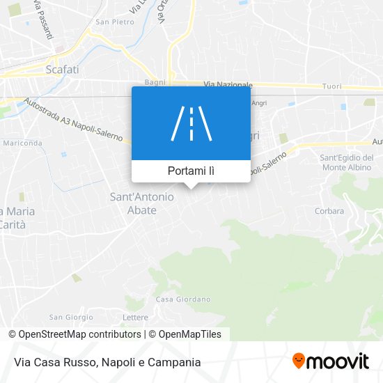 Mappa Via Casa Russo