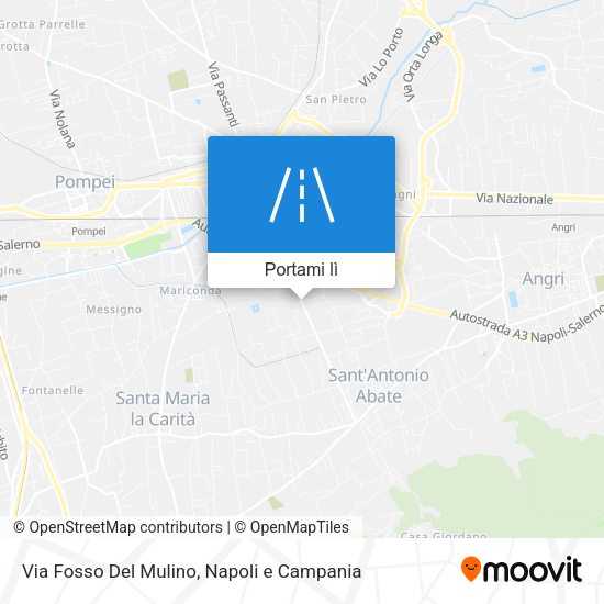 Mappa Via Fosso Del Mulino