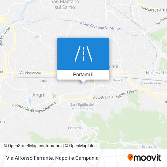 Mappa Via Alfonso Ferrante