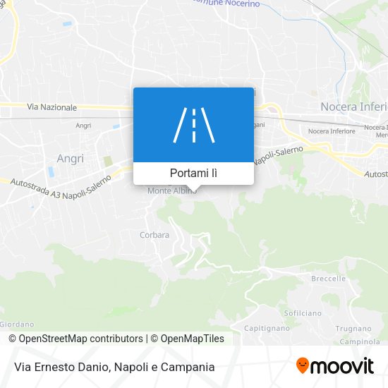 Mappa Via Ernesto Danio