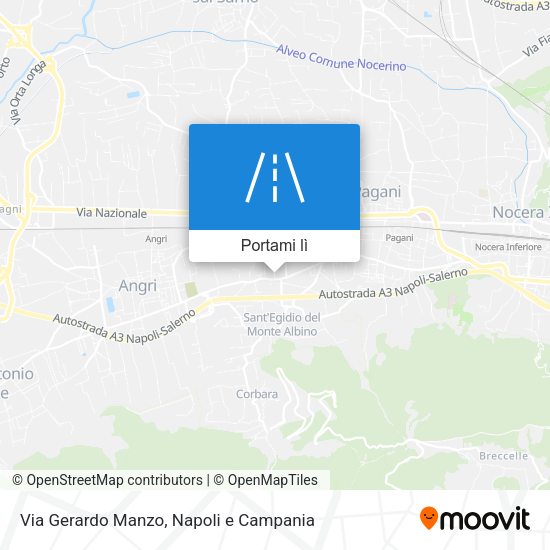 Mappa Via Gerardo Manzo