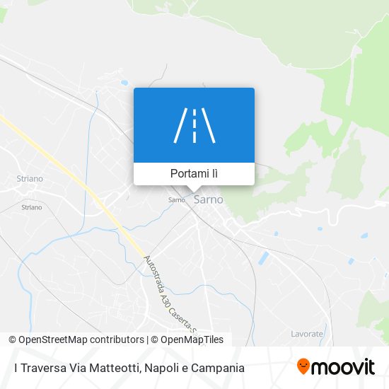 Mappa I Traversa Via Matteotti