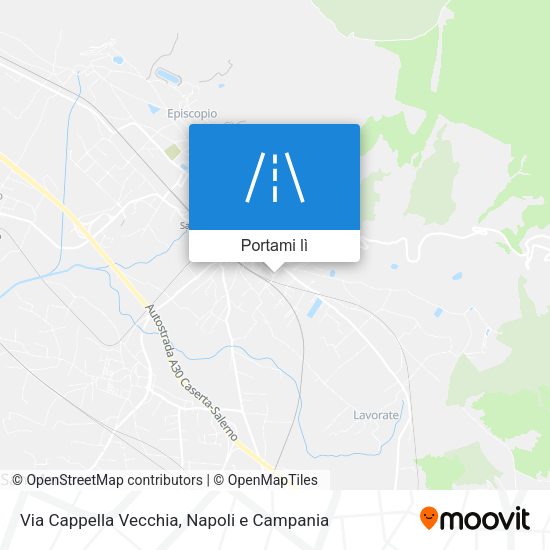 Mappa Via Cappella Vecchia