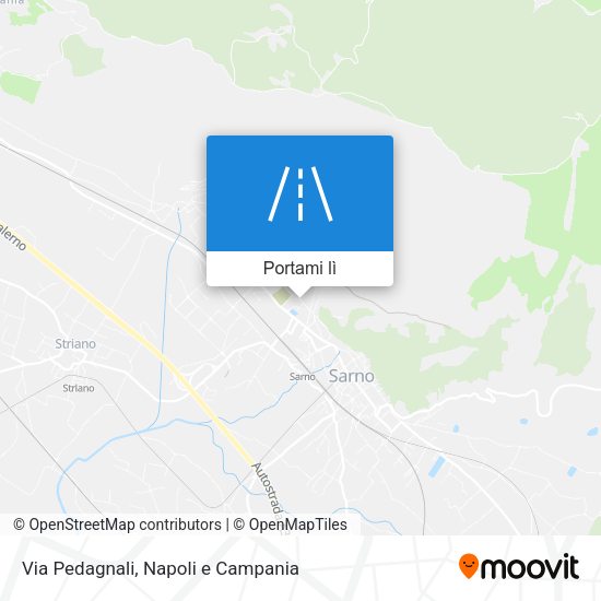 Mappa Via Pedagnali
