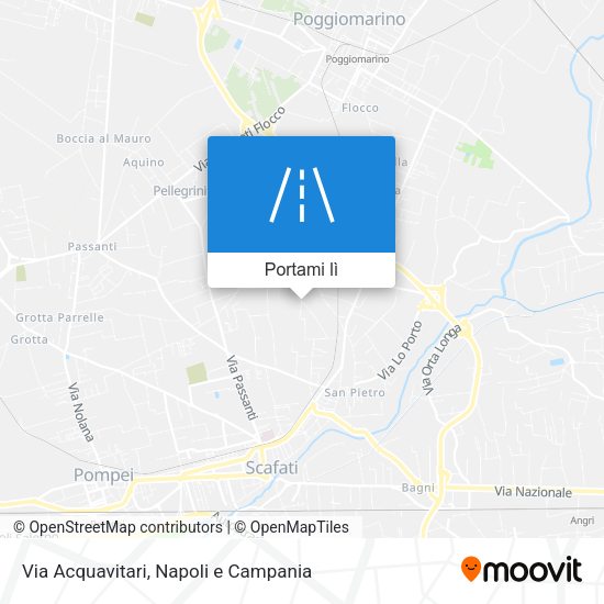 Mappa Via Acquavitari