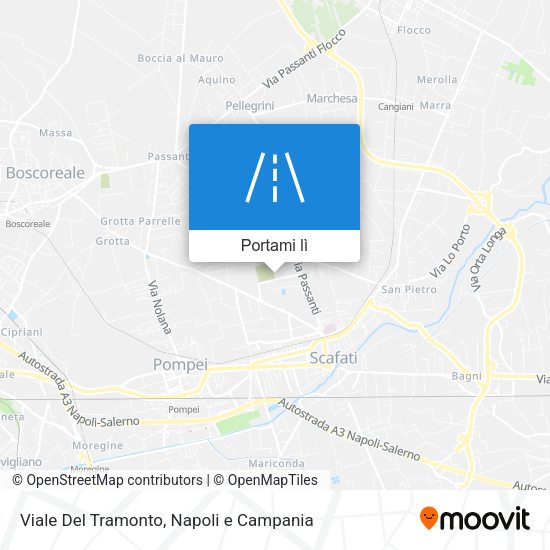 Mappa Viale Del Tramonto