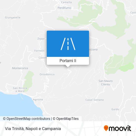 Mappa Via Trinità