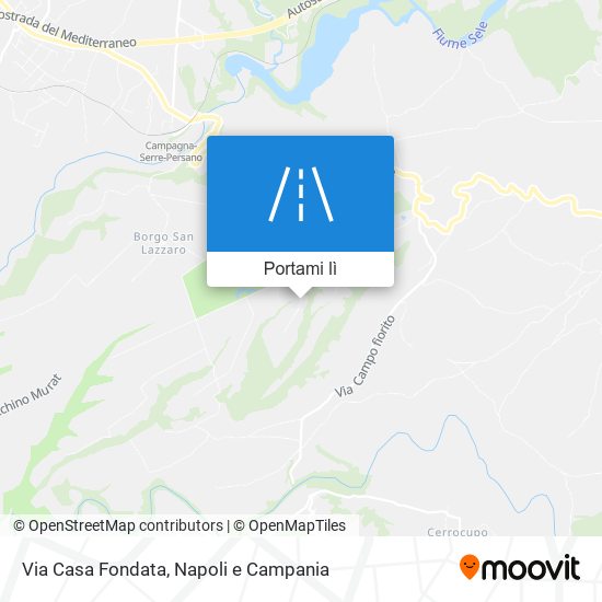 Mappa Via Casa Fondata