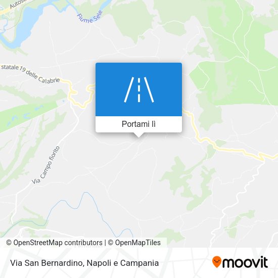 Mappa Via San Bernardino