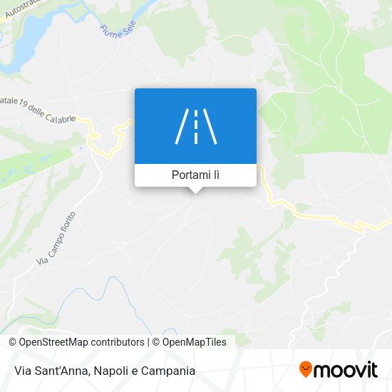 Mappa Via Sant'Anna