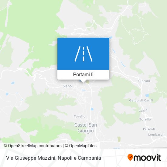 Mappa Via Giuseppe Mazzini
