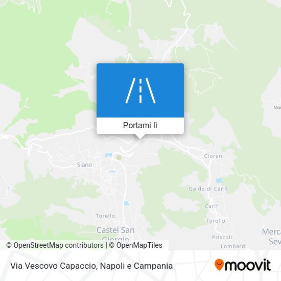 Mappa Via Vescovo Capaccio