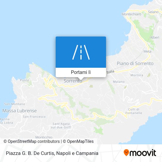 Mappa Piazza G. B. De Curtis