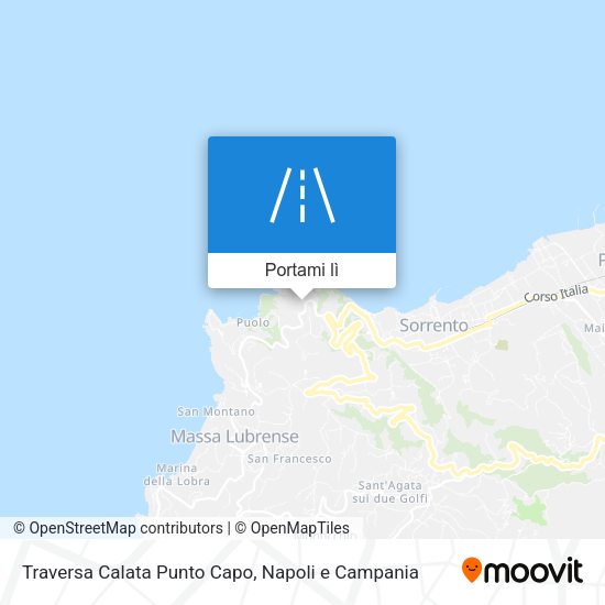 Mappa Traversa Calata Punto Capo