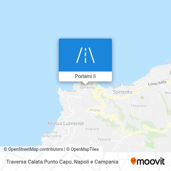 Mappa Traversa Calata Punto Capo
