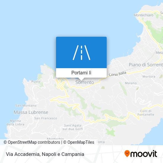 Mappa Via Accademia