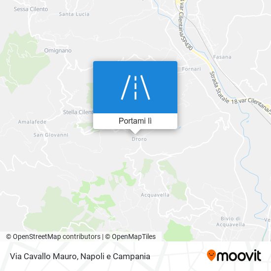Mappa Via Cavallo Mauro