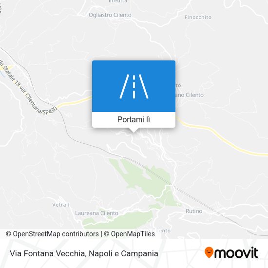 Mappa Via Fontana Vecchia