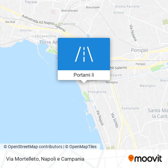 Mappa Via Mortelleto