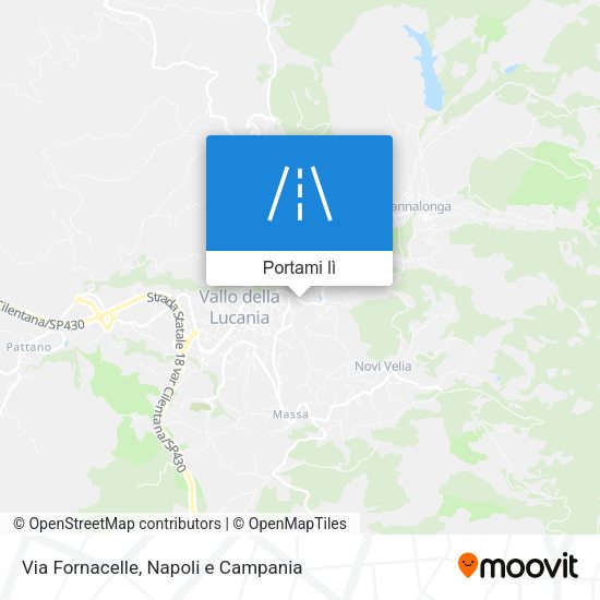 Mappa Via Fornacelle