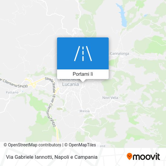 Mappa Via Gabriele Iannotti
