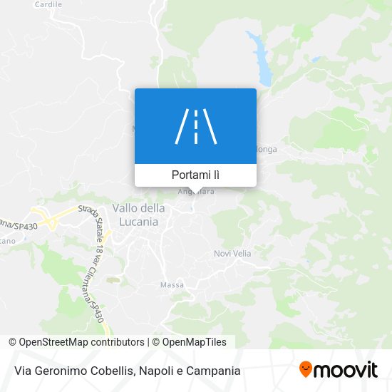 Mappa Via Geronimo Cobellis