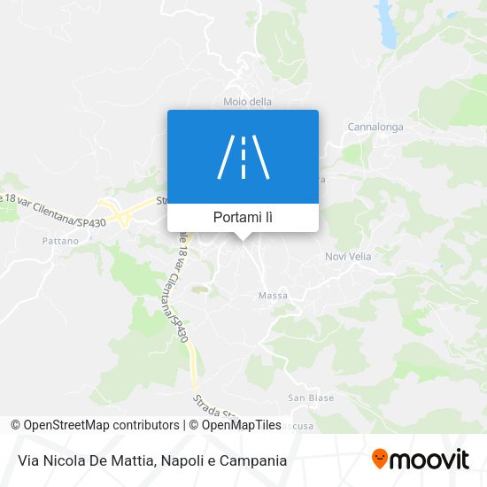 Mappa Via Nicola De Mattia